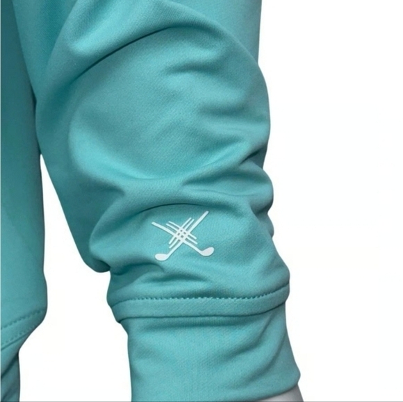 Kenneth Cole Golf Mens Size 2XL Green Performance Wicking Quarter Zip 102025 - Picture 3 of 9